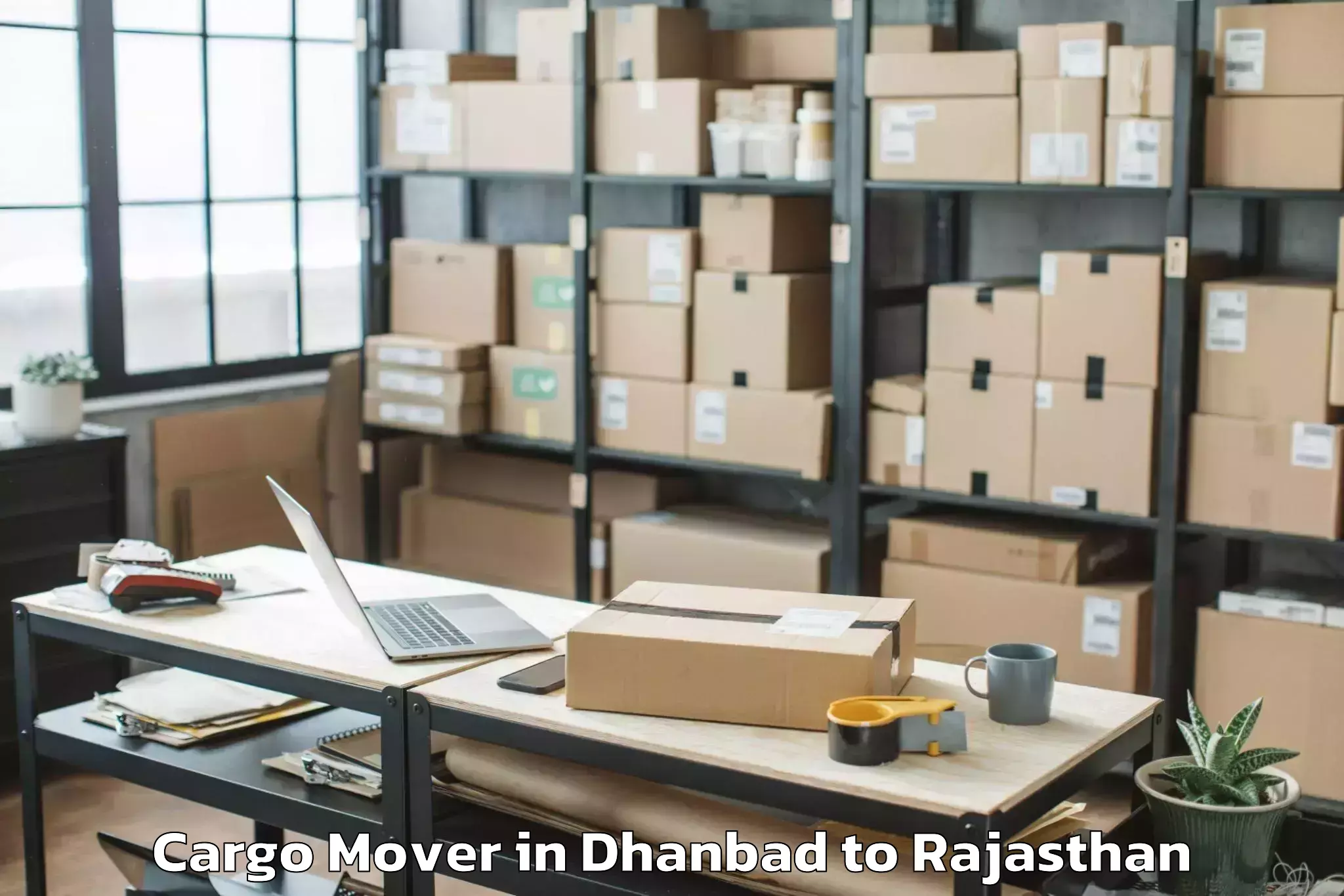 Book Dhanbad to Kotkasim Cargo Mover Online